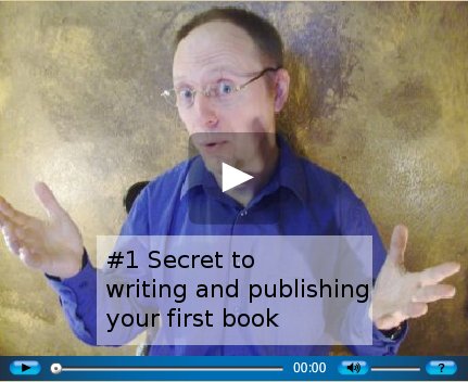 #1 secret to writing and publishing your first book