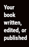 Your book written edited or published